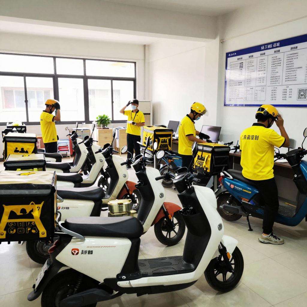 外卖骑手招聘：自备手机配车送装备，按单提成时间自由第一张图