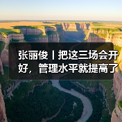 张丽俊丨把这三场会开好,管理水平就提高了(图3) 张丽俊丨把这三场会开好,管理水平就提高了(图3)