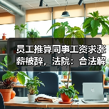 员工推算同事工资求涨薪被辞,法院:合法解除(图1) 员工推算同事工资求涨薪被辞,法院:合法解除(图1)