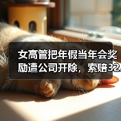 女高管把年假当年会奖励遭公司开除,索赔32.8万!法院判了(图2) 女高管把年假当年会奖励遭公司开除,索赔32.8万!法院判了(图2)