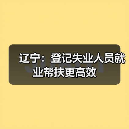 辽宁：登记失业人员就业帮扶更高效（图3）