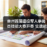 贵州首届退役军人事务员技能大赛开赛 实战能力大比拼（图2）