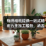 稳扬精密提供一站式精密五金加工服务，涵盖冲压、钣金及散热器定制解决方案（图1）