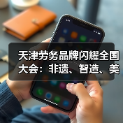 天津劳务品牌闪耀全国大会：非遗、智造、美食共创就业新引擎（图1）